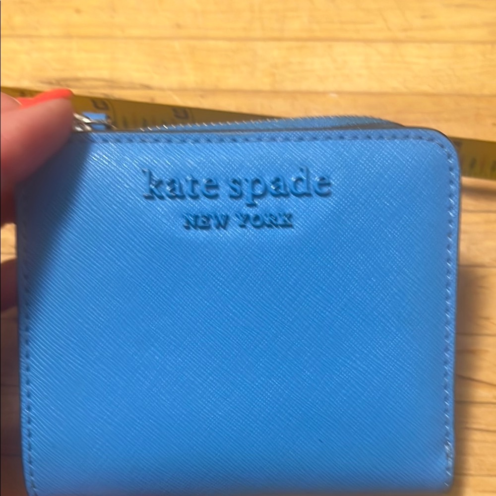 Kate Spade Vibrant Blue Compact Wallet